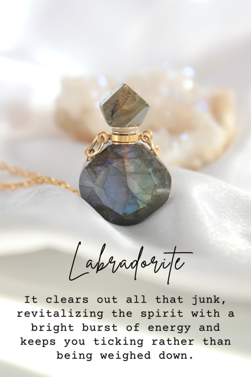 Luxury Mini Crystals Bottles | 24 Karat Natural Crystals Necklaces
