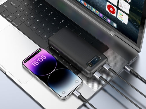 Techancy Power Bank 20000mAh TF2806 PD 22.5W with USB-C and 2 USB,